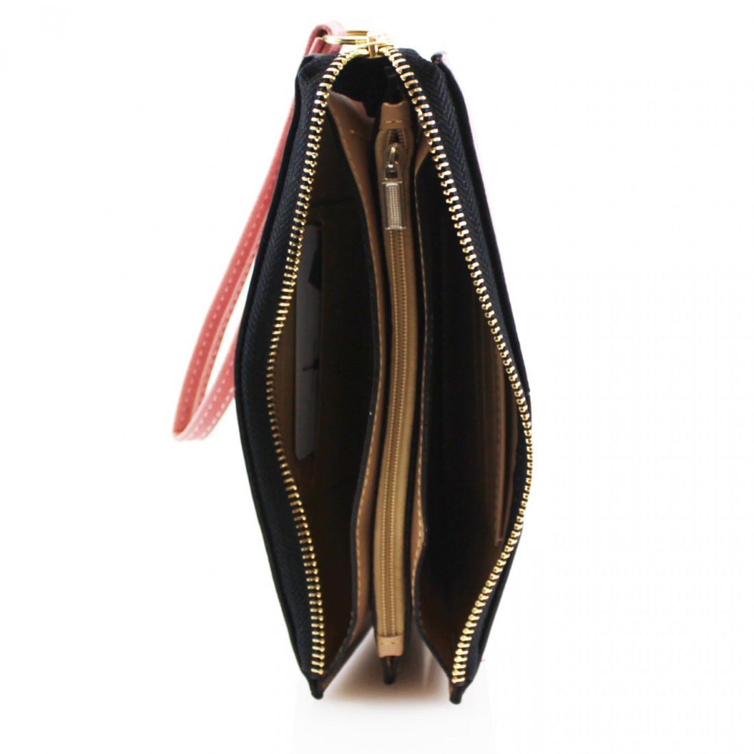 New Women Ladies 20146B Matte Wristlet Purse Long Wallet Phone Keys