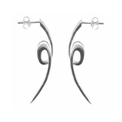925 Silber Loop de Loop Ohrringe