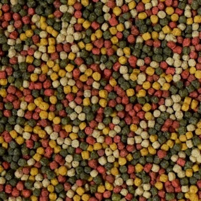 5 kg Koifutter - Pelletgröße 3mm - Fischfutter 4 Sorten Mix Koi