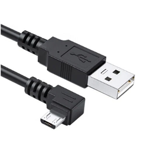 Micro USB 5 Pin to USB 2.0 A Data Charge Cable - Right Angle 1.5m - Image 2 of 4