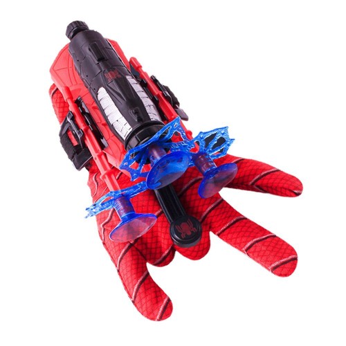 LaunchV$ Toy + FREE Spiderman Costume Gloves Spider-Man Web Shooter Dart Blaster - Picture 7 of 10