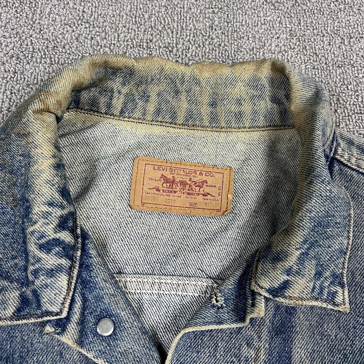 Vintage 90s Levis Denim Jean Jacket 70507 0218 Mens XL Vintage 90s Levis Denim Jean Jacket 70507 0218 Mens XL
