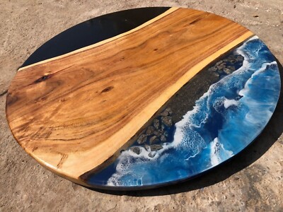 36 '' Epoxid Table Top / Epoxid Fluss Ess Center