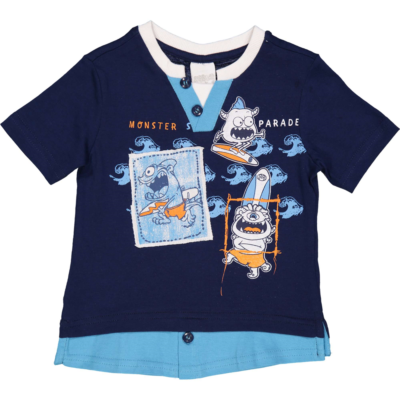 T-SHIRT MAGLIETTA NEONATO BAMBINO MAULI BIRBA TAGLIE 6/30 MESI