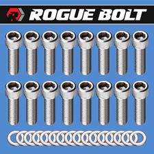 Bbc Exhaust Manifold Bolts Stainless Steel Kit Big Block Chevy 396 427 454 Gm