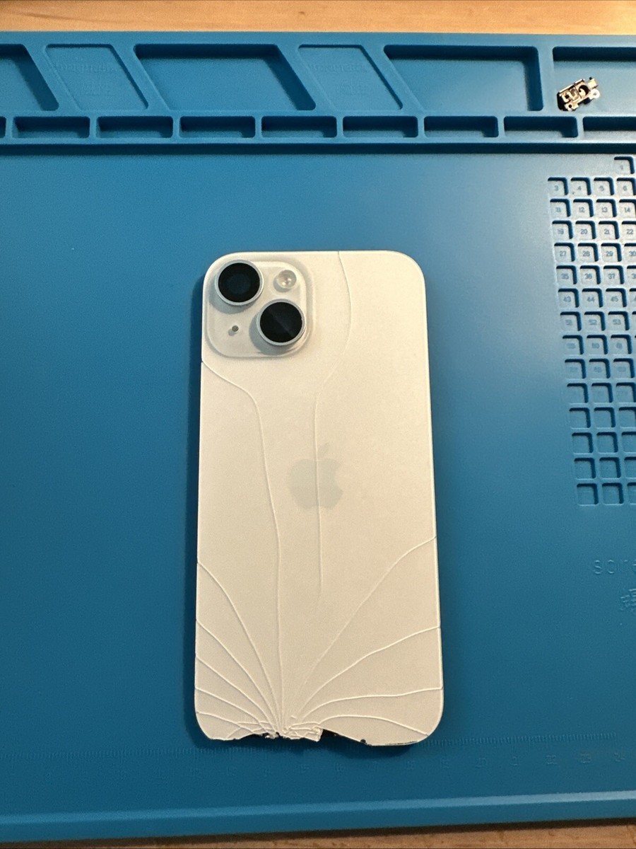 iPhone 15 Blue Back Replacement (cracked) | eBay