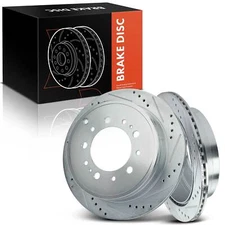 Drilled Brake Rotors for Nissan Maxima 2009-2014 2016-2017 2019 3.5L Rear Side