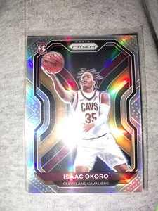 2020-21 Panini Prizm NBA Isaac Okoro Silver Prizm RC #298 Cleveland Cavaliers