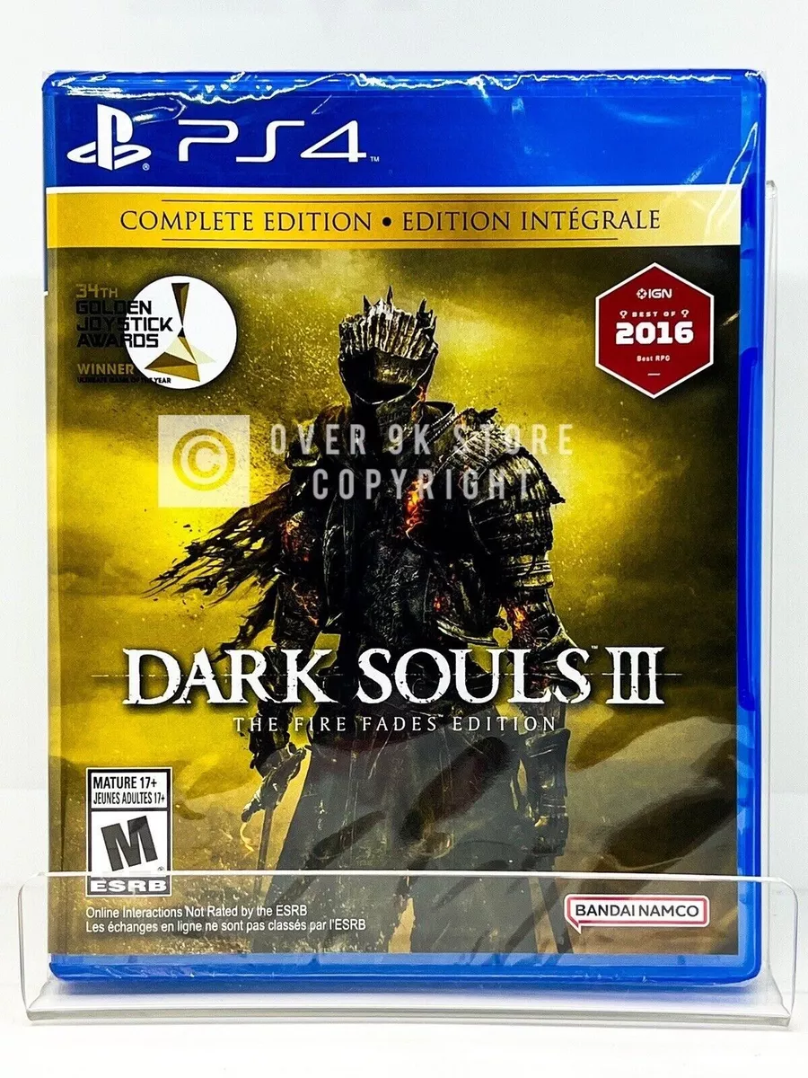 Dark Souls 3 The Fades Edition Complete Edition PS4 - New | Factory Sealed | eBay