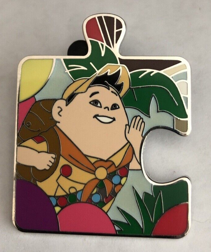 LE Russell Pixar Up 10 Years Character Connection Puzzle Mystery UP Disney Pin