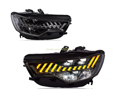 アウディ A6 　ヘッドライト For Audi A6 2012-2015 Full LED Headlights Sequential DRL Animation