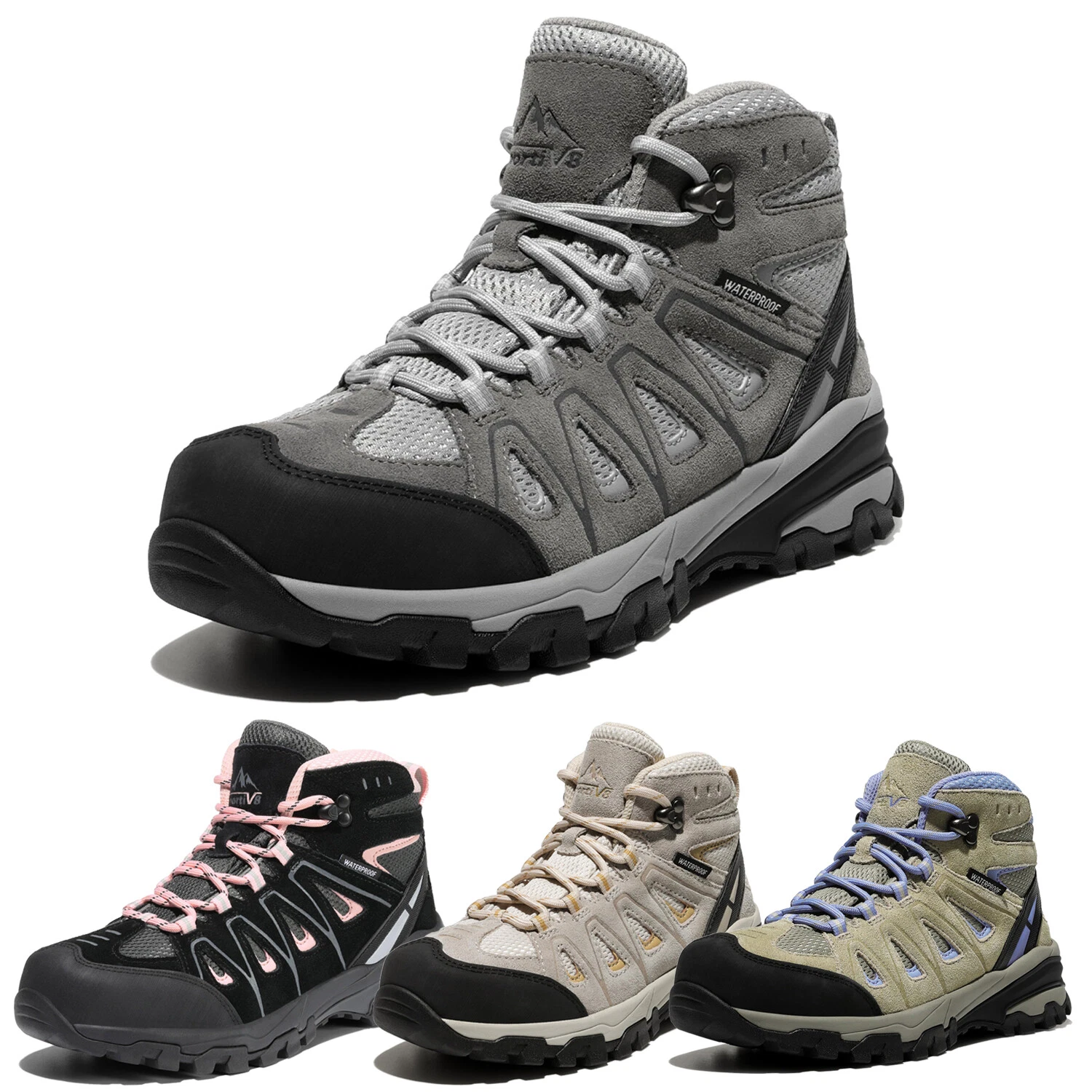Women Waterproof Adventure Hiking Boots Outdoor Trekking Camping Hiking Boots
Opens in a new window
