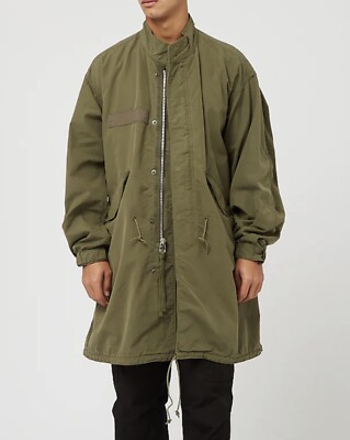 orSlow Japan Military M-65 Fish Tail Parka Coat - Army Size orSlow Japan Military M-65 Fish Tail Parka Coat - Army Size