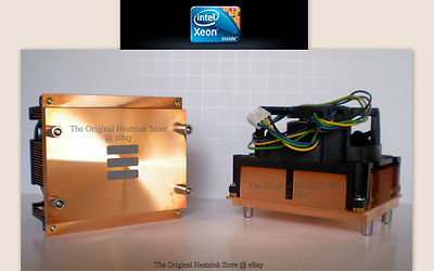INTEL XEON HEATSINK 1U-3U+ FAN FOR E5335-E5345-E5320 SOCKET J LGA771 CPU - NEW
