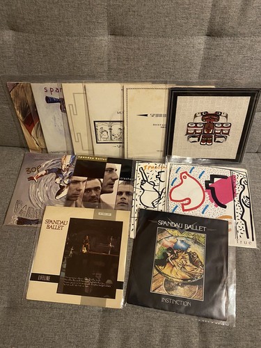 SPANDAU BALLET 12x 7” Singles Collection, Originals, See List, Picture Sleeves