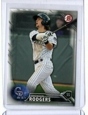 2016 Bowman Prospects #BP100 Brendan Rodgers RC Colorado Rockies