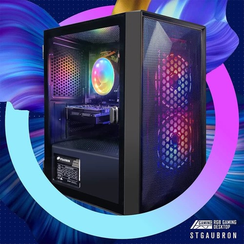 Prebuilt Gaming PC Desktop, AMD Radeon RX 550 4G GDDR5, Intel Core I5 3.3Ghz ... - Picture 3 of 6