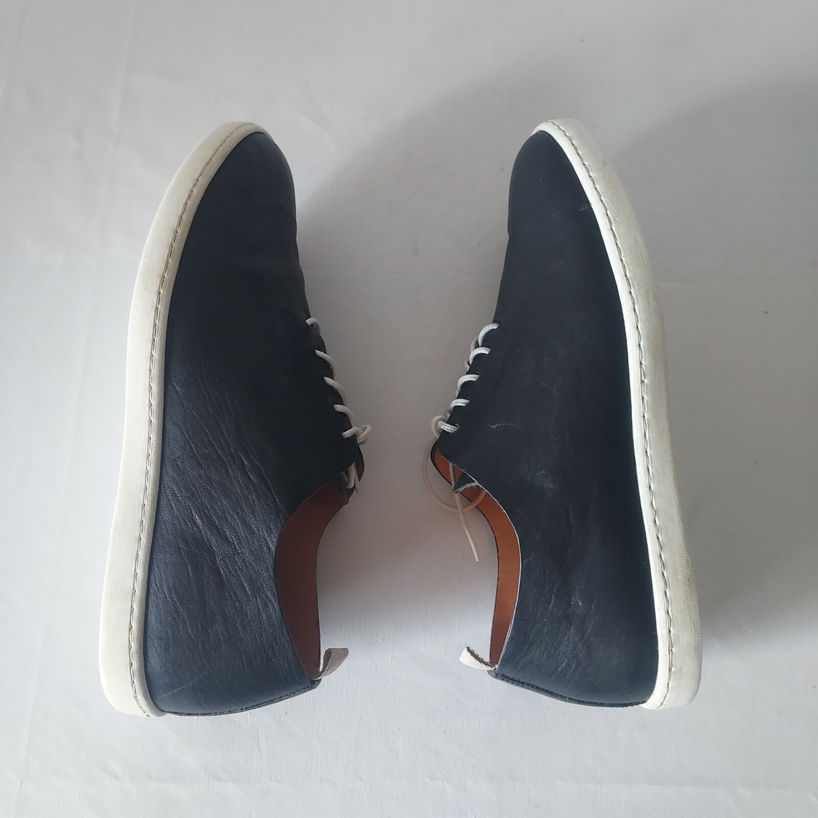 PANTOFOLA D’ORO Pantofola d'Oro Club Ho Scarpa Casual Pelle Pizzo Nero Uomo EU42 Made in Italy