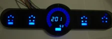 Universal Bargraph style 5.5 Gauge Panel w/ Blue Leds Made in the USA!