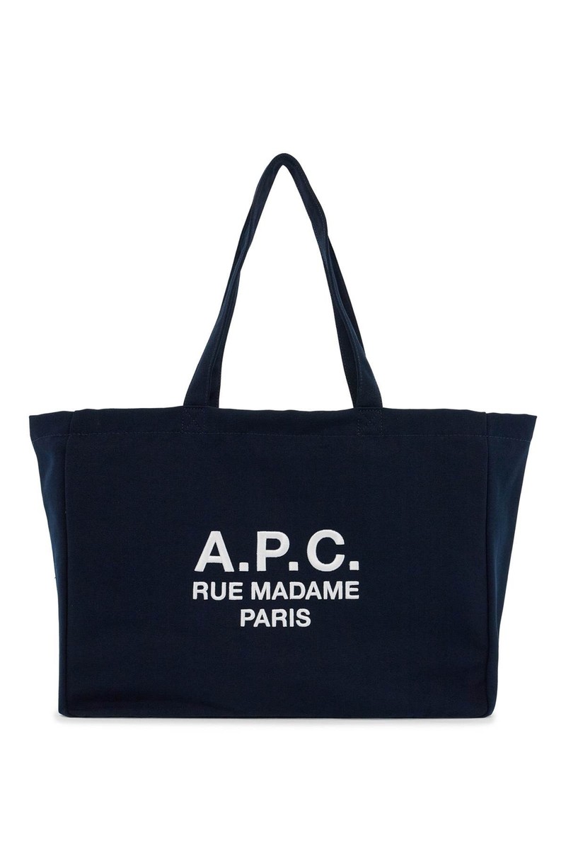 【A.P.C.】トートバッグ LOU RUE MADAME PSAJS M61938 IAK A.P.C. Lou Rue Madame E/W tote bag Men PSAJSM61938 IAK Blue