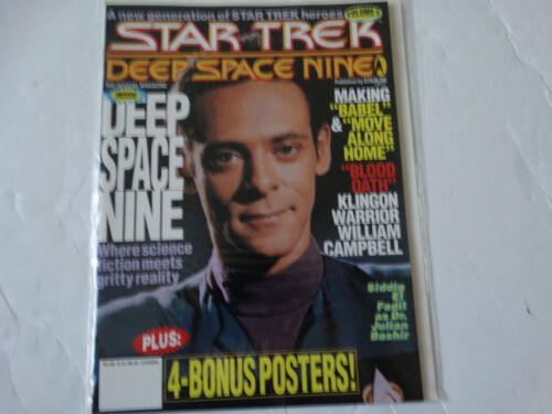 Star Trek Deep Space Nine Magazine Vol 8 Siddiq El Fadil 4 Posters Starlog NEW - 第 1/4 張圖片