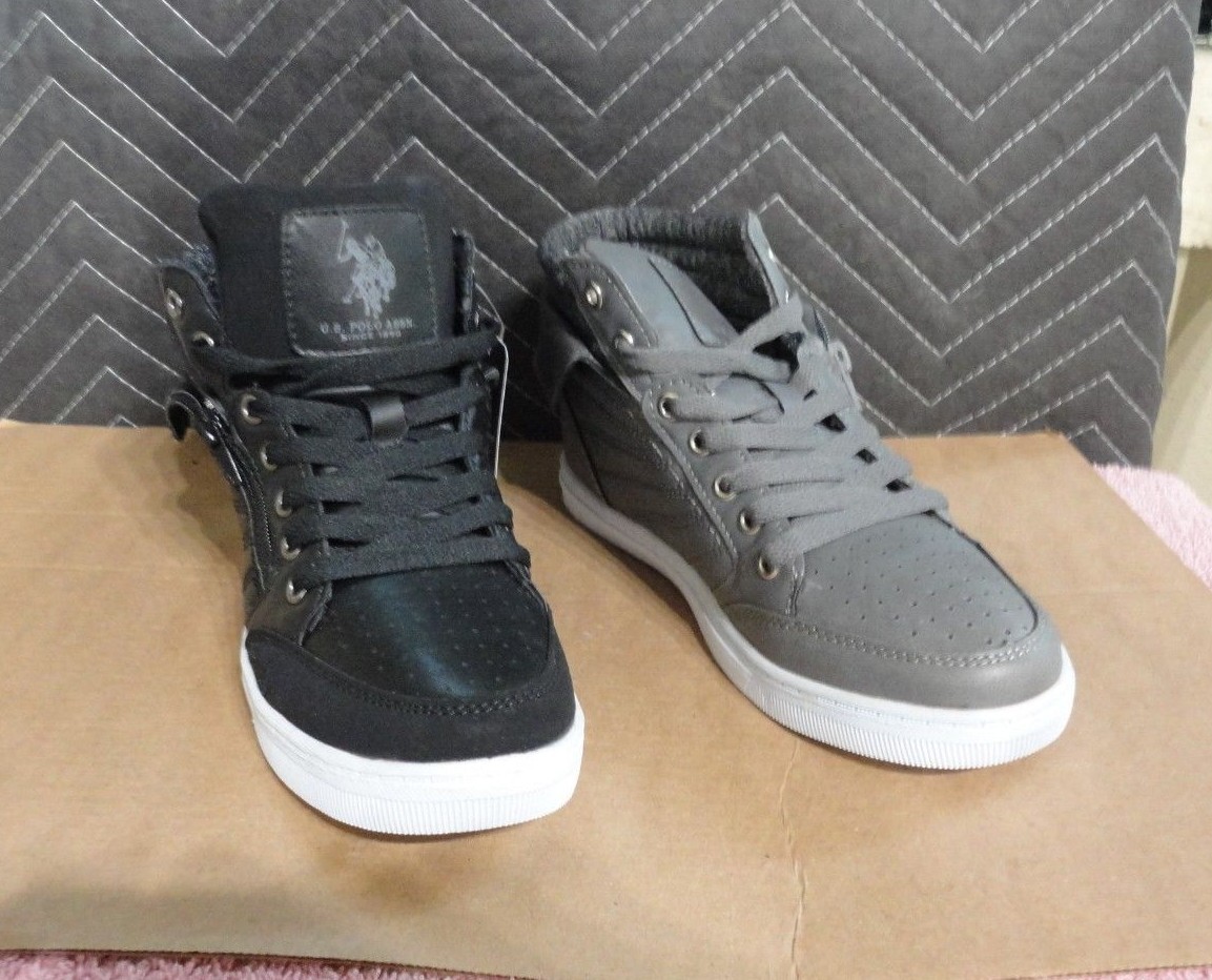 us polo assn high top shoes