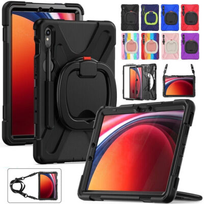 For Samsung Galaxy Tab S9 Ultra S9 Plus S8 Shockproof Tablet Cover Rotating Case