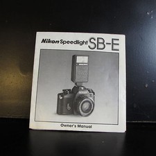 Used Nikon Speedlight SB - E speedlight Flash Manual O401302