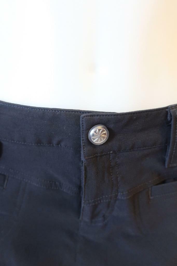 WOMENS ATHLETA BLACK BUTTON DRAWSTRING WAIST ZIP … - image 4