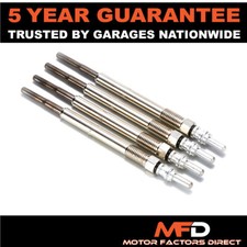 4x PER PEUGEOT 508 1.6 HDI 112 & 115 2011- SET COMPLETO CANDELE RISCALDAMENTO DIESEL