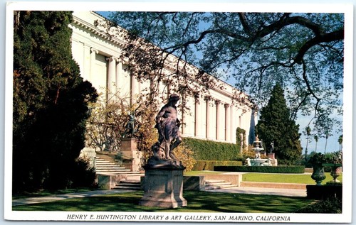 Postcard - Henry E. Huntington Library & Art Gallery - San Marino, California - Picture 1 of 2