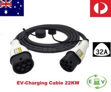 32A 22kW Type2 to Type 2 EV 5M Charging Charger Cable for BYD Tesla Model Y/3
