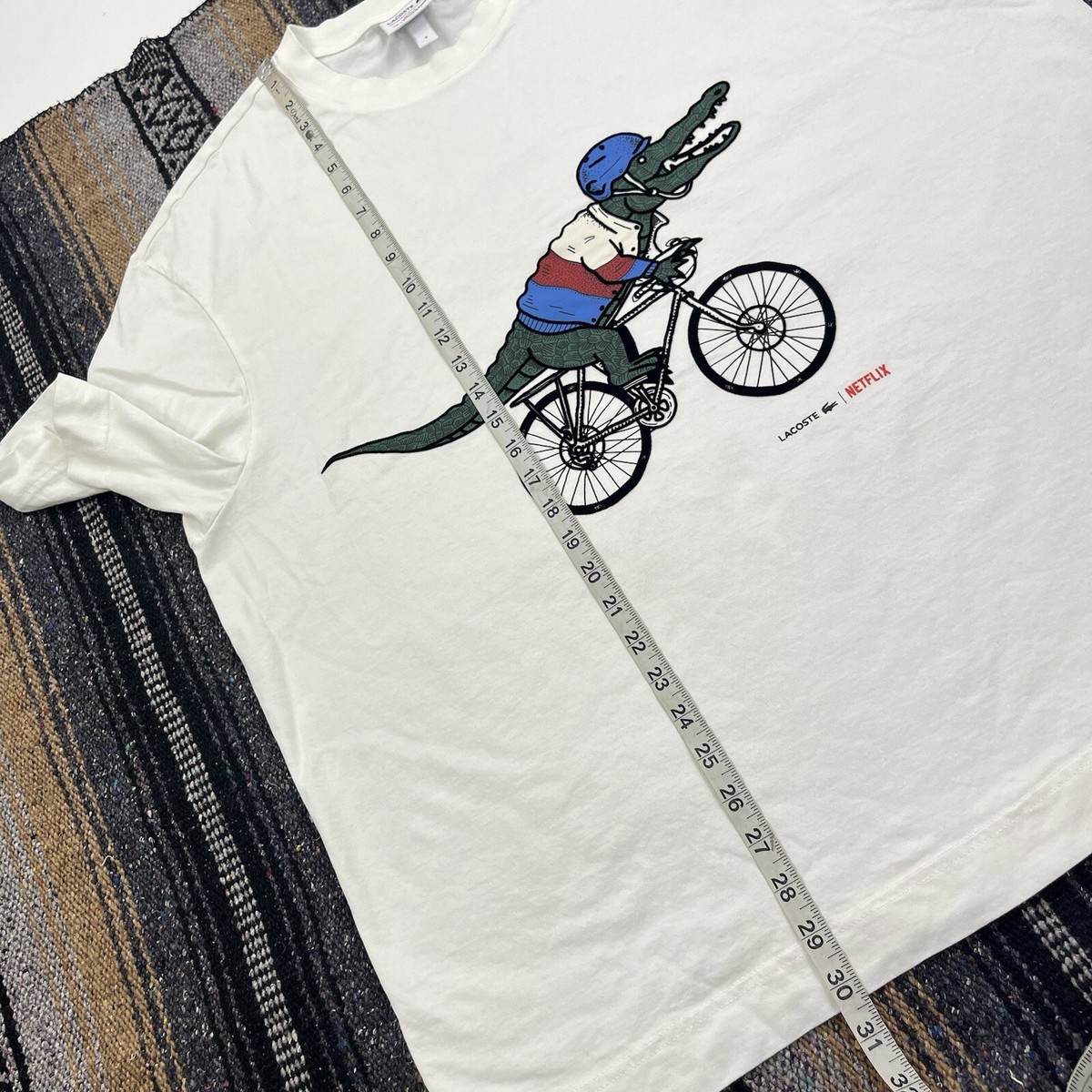 Lacoste Sex Education Netflix T Shirt White Size 8 US 3XL Lacoste Sex Education Netflix T Shirt White Size 8 US 3XL