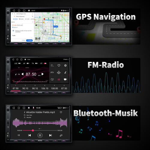 ATOTO S8 Ultra Android Autoradio 4+64GB 7 Zoll QLED-Bildschirm 4G-LTE BT Carplay - Bild 6 von 12
