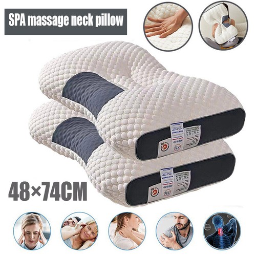 Foam Pillow Cervical Memory For Neck and Shoulder Pain Ergonomic