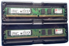 MEMORIE RAM KINGSTON 4 GB (2 x 2 GB) DDR2 667 MHz - 1,8 V - DIMM SDRAM PC2