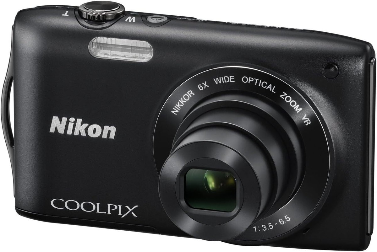 Nikon COOLPIX S3300 16.0MP Digital Camera 6x Zoom Tested English w