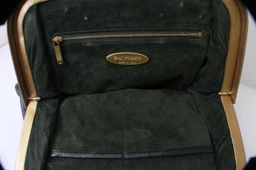 ๐ฅ Zac Posen Aurora Frame Bag Women's Leather Handbag Elegant Design ๐ฅ - Picture 6 of 22
