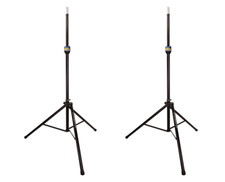 2x Ultimate Support TS-99B Extra-Tall Tripod Speaker Stand w/TeleLock Pair 