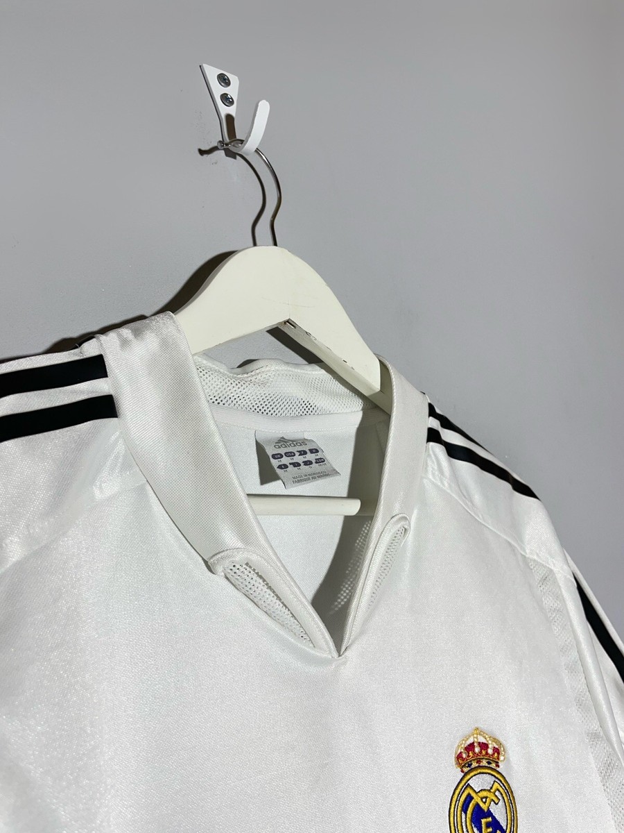 Real Madrid Adidas Vintage 2004/05 Home Y2k Football Shirt