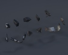Halo Helmet Accessories -  Galactic Armory - DIY - Painted