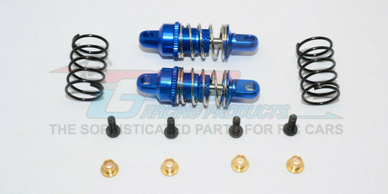 GPM Racing LaTrax Rally Алюминиевые передние 37-миллиметровые регулируемые амортизаторы LTX337F-B-S