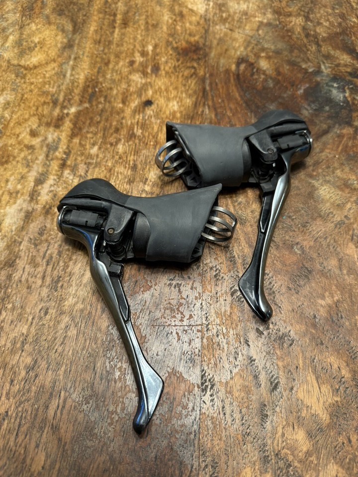 Shimano DuraAce Brake Levers 9000 Gutted For Single Speed, Extra Hoods
