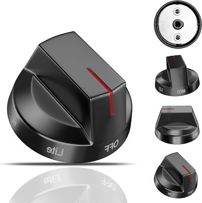 Upgraded 5 PCS DG94-03500A/Z Burner Stove Oven Knobs Fit Samsung DG94-03950A toZ