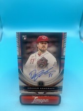 Graham Ashcraft 2023 Topps Tribute Purple Rookie Auto 32/50 Cincinnati Reds