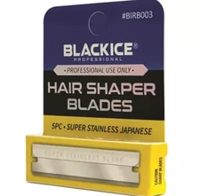 Black Ice Hair Shaper Razor Blades Razor Shaving Blades, 60 Pack BOX