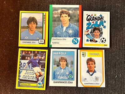 Autocollant Gianfranco Zola – Napoli #168 – Calcio 92 Euroflash – Rare Et Non Collé