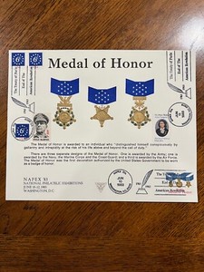 Forerunner Souvenir Card F-1983C - NAPEX, Medal of Honor - Show Cancel (b1)