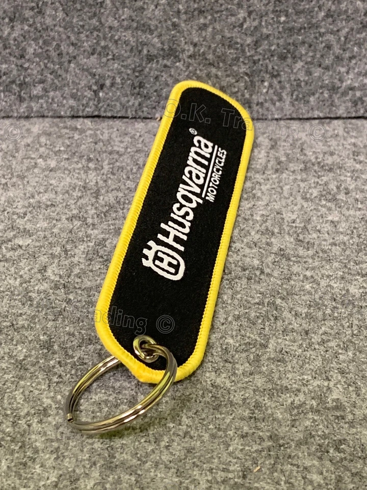 HUSQVARNA Keyring Fabric Embroidered on Both Sides - Image 4 of 4