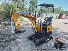 New 2025 Mini Excavator, 1 ton EPA Certified USA Gas Briggs & Stratton Engine